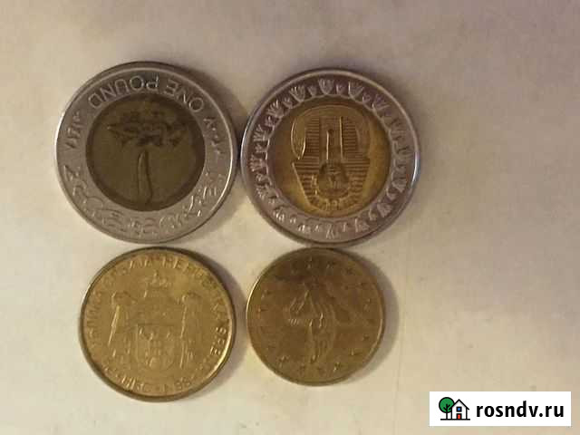 Монеты фунт, динары, жетон казино Волгоград - изображение 1