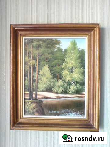 Картина пейзаж маслом на холсте Нижний Новгород - изображение 1