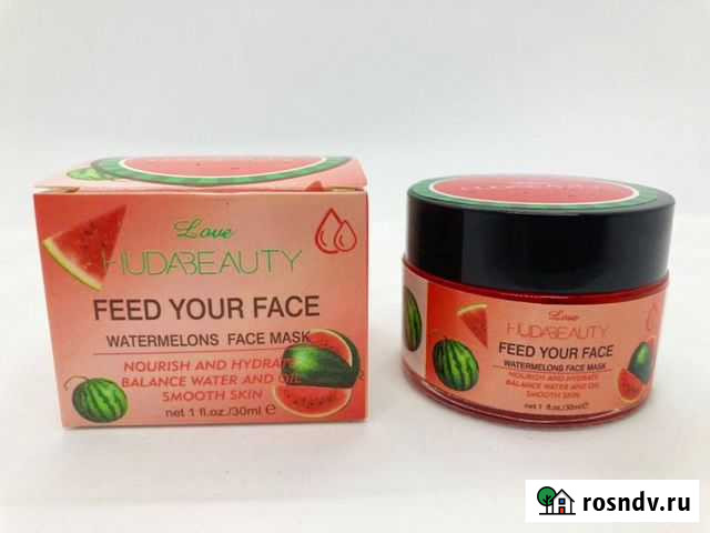 Маска для лица Huda Beauty Love Watermelons Face M Чита - изображение 1