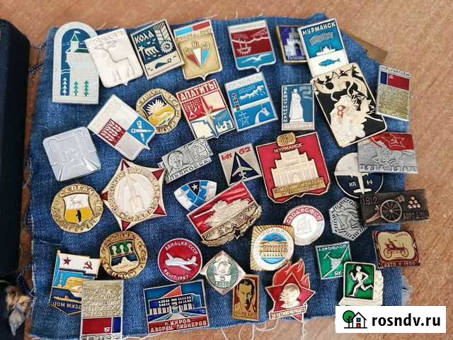 Значки СССР 70 штук Вологда - изображение 1