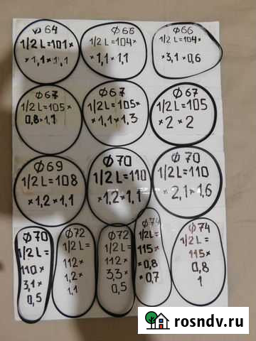 Пассики для магнитофонов новые от 64 до 74 мм Астрахань - изображение 1
