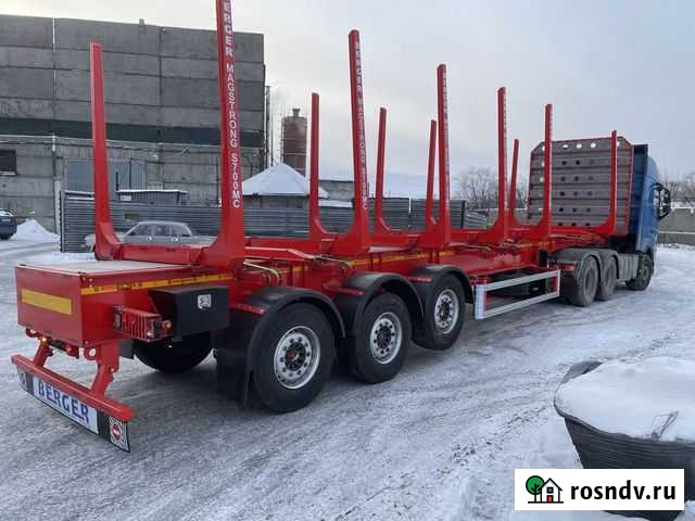 Полуприцеп лесовоз (сортиментовоз) Berger 9853, 2022 Пермь - изображение 1