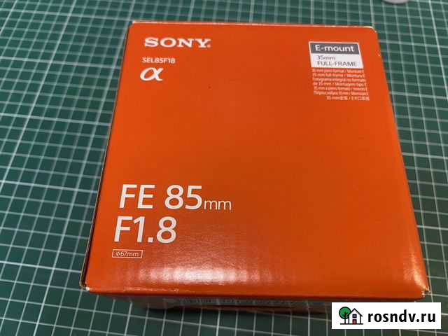 Объектив sony fe 85мм 1.8 Калуга - изображение 1