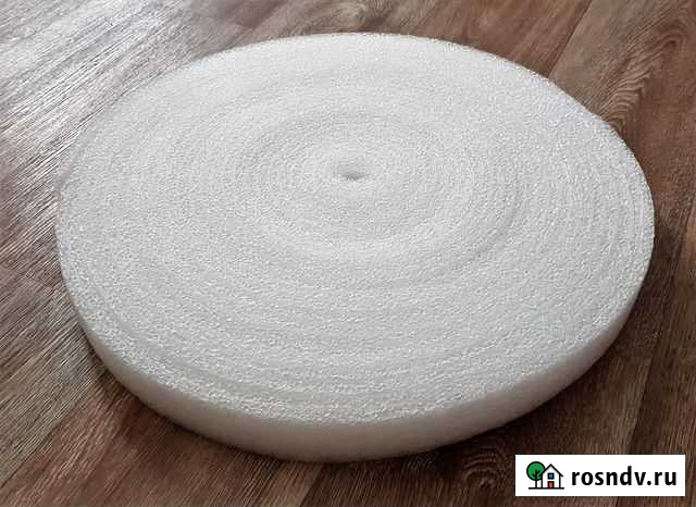 Лента кромочная демпферная 8х45 мм 19 м для полов Калуга - изображение 1