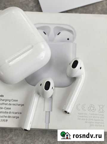 Наушники apple airpods 1 оригинал Люберцы - изображение 1