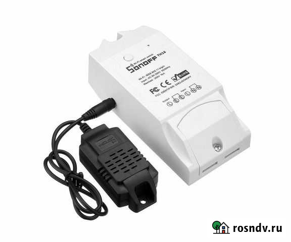 Wi-Fi реле Sonoff TH10/TH16, датчики температуры Москва - изображение 1