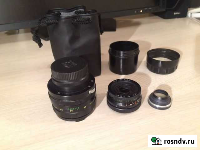 Фотообъективы монокли 2 шт с переходником на никон Котельники - изображение 1