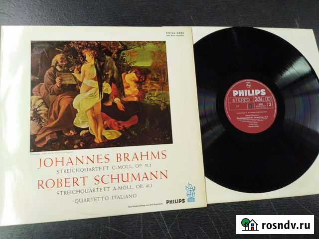 Брамс Шуман струнные квартеты винил philips Санкт-Петербург - изображение 1