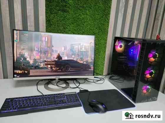 Игровой PC Ryzen 7 1700/8gb DDR4/SSD+hdd/GTX1650su Воронеж