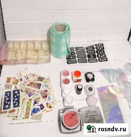 Гель для наращивания ногтей, гель краска, паутинка Оренбург - изображение 1