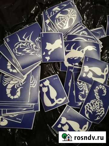 Трафареты для блеск тату, мехенди Омск - изображение 1