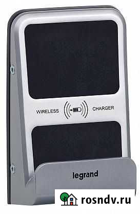 Беспроводное З/У Mosaic Qi 1А IP66 IK08 legrand Москва - изображение 1