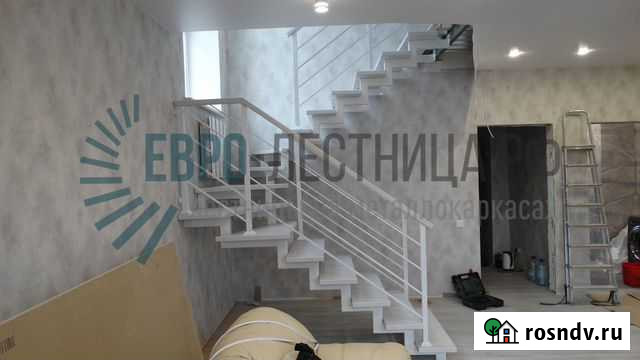 Лестница с забежными ступенями 11+5 Челябинск - изображение 1