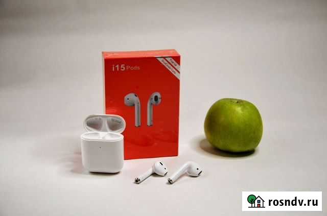 Беспроводные наушники i 15 tws Москва - изображение 1