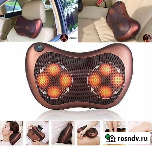 Массажная подушка 8 роликов Омск - изображение 1