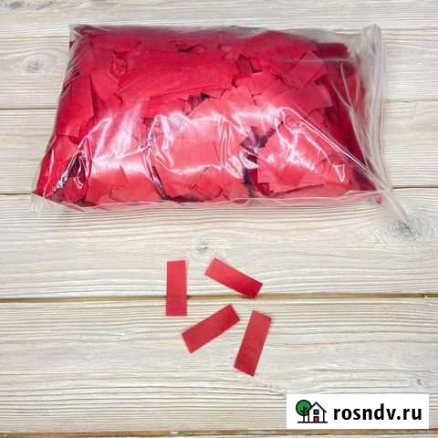 Конфетти красное бумажное Москва - изображение 1