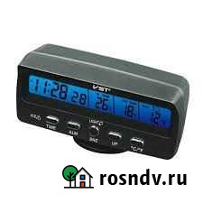 Часы автомобильные VST-7045, 24695 Уфа - изображение 1