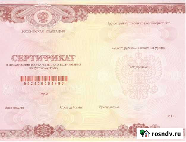 Экзамен патент, рвп, внж, гражданство Калининград - изображение 1