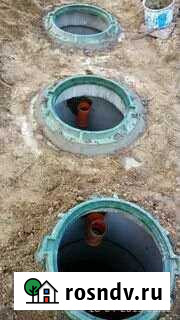 Колодцы, септики из бетонных колец, копка траншей Череповец - изображение 1