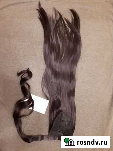 Волосы на заколках 60 см Новосибирск - изображение 1