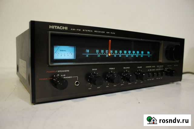 Hitachi SR-502 Стерео Ресивер пр-ва Япония 1975г Санкт-Петербург - изображение 1