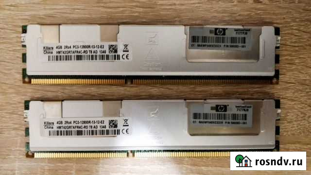 Серверная память ECC Kllisre DDR3 4 гб Набережные Челны - изображение 1