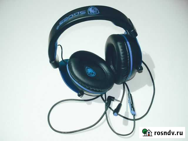 Игровые наушники Sades с микрофоном Мурманск - изображение 1