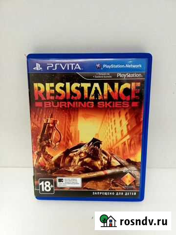 Resistance Burning Skies PS Vita Астрахань - изображение 1