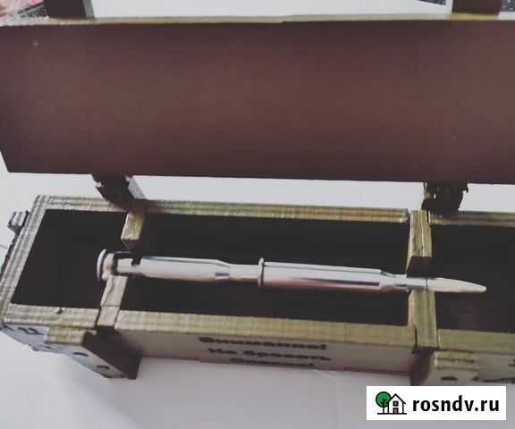 Ручка сувенирная из гильз Мосина Челябинск - изображение 1