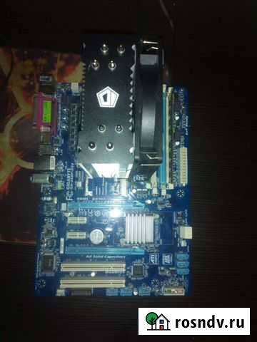 Материнская плата+ процессор Губкин - изображение 1