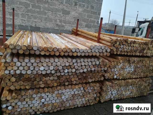 Столбы - стойки для забора деревянные Астрахань - изображение 1