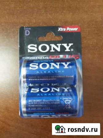 Батарейка алкалиновая LR20 sony Stamina Plus Красноярск - изображение 1