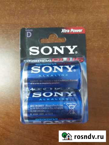 Батарейка алкалиновая LR20 sony Stamina Plus Красноярск - изображение 1