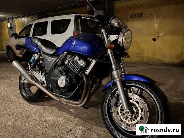 Honda CB400SF синяя Москва - изображение 1