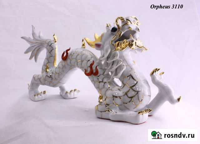 Дракон - Китайский фарфор Статуэтка RU*042 Москва - изображение 1