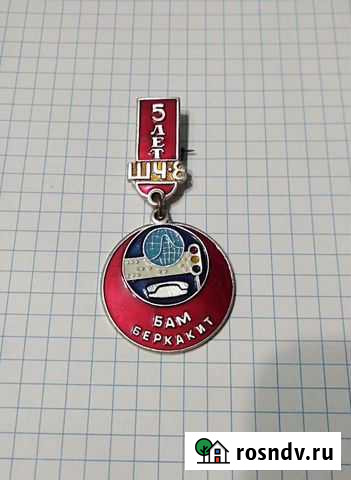 Значок бам Благовещенск - изображение 1