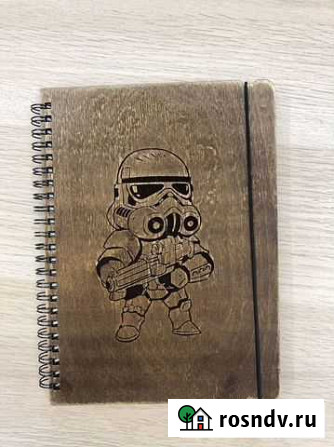 Деревянный блокнот скетчбук Star Wars Новосибирск - изображение 1