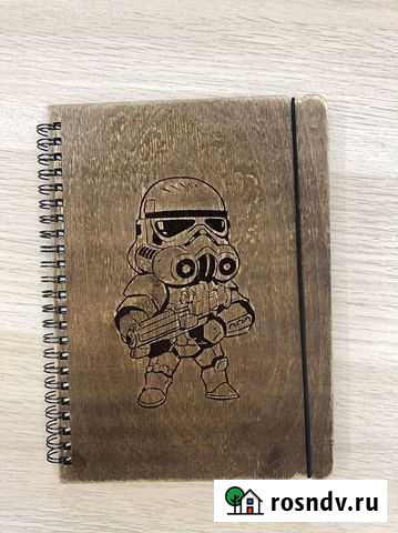 Деревянный блокнот скетчбук Star Wars Новосибирск - изображение 1