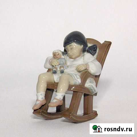 Статуэтка Lladro Спящая девочка с куклой Рязань - изображение 1
