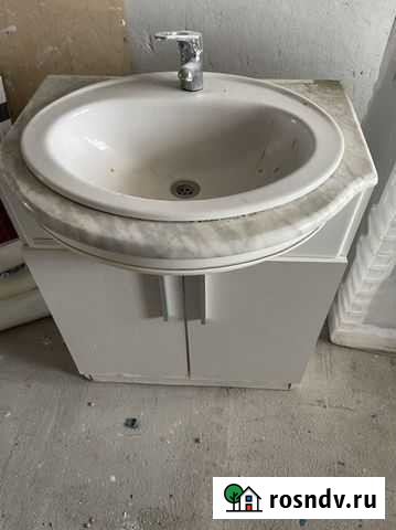 Раковина с тумбой+ смеситель Чебоксары - изображение 1
