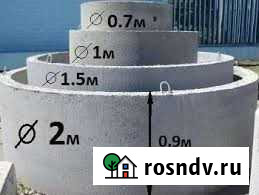Жби кольцa бетонные 2 метра 1.5 метра и 1 метр Курск - изображение 1