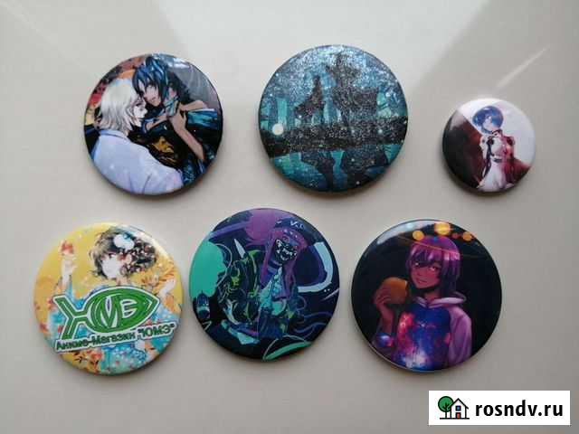 Продам аниме значки Чита - изображение 1