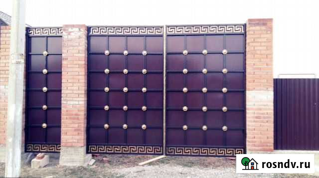 Ворота кованые Грозный - изображение 1