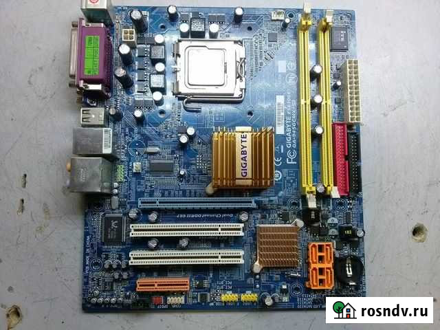 Сокет775 gigabyte ga-945gcmx-s2 rev6.6 Уфа - изображение 1