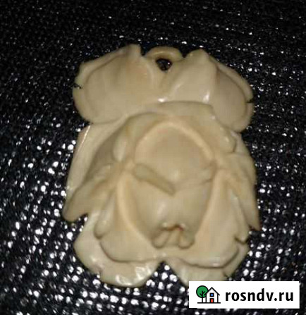 Кулон винтаж Роза кость Евпатория - изображение 1