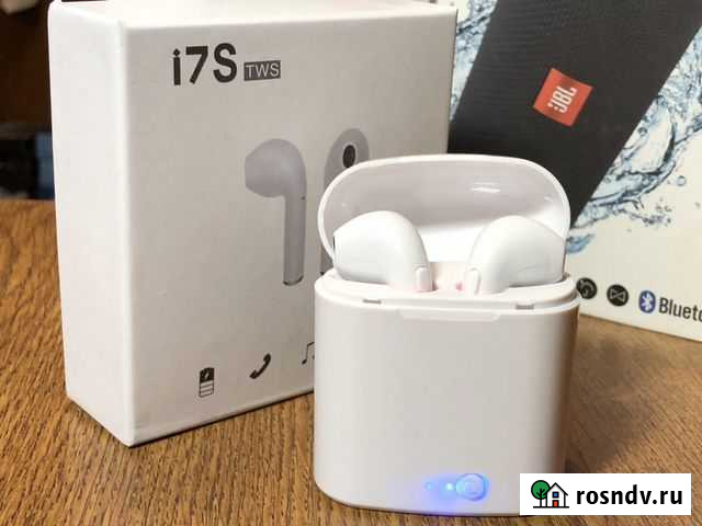 Хороший звук Блютуз гарнитура i7 Казань - изображение 1