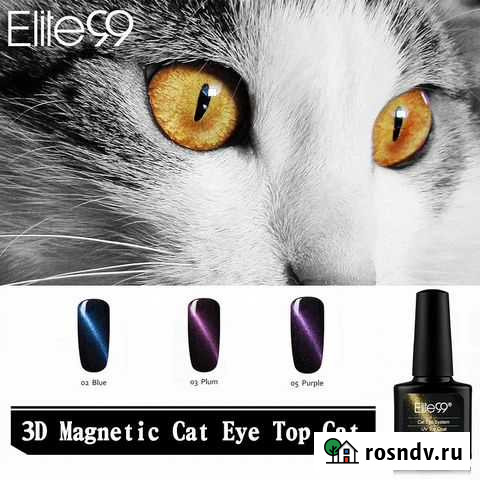 Ellite 99 3D Cat eye, 10ml. Гель-лак Пермь - изображение 1