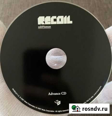 Recoil CD sunHuman promo USA Екатеринбург - изображение 1
