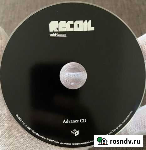 Recoil CD sunHuman promo USA Екатеринбург - изображение 1