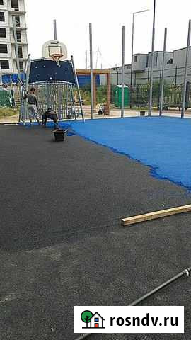 Резиновое покрытие для детских площадок Санкт-Петербург - изображение 1